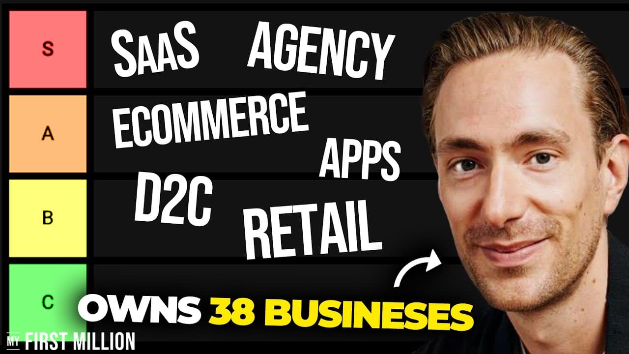 My First Million — I Ranked the Best & Worst Businesses to Start Before 2026