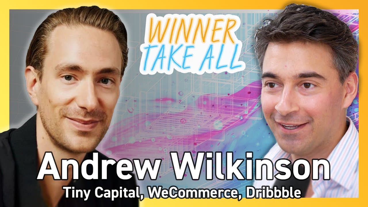 The Pomp Podcast (YouTube) — Andrew Wilkinson - Buying Profitable Tech Businesses, Crypto's Future, Losing $10M